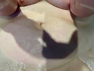 The wife sent me this selfie from the bath.
What do you think?