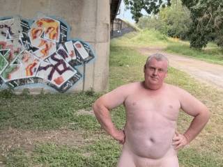 Just getting naked in public