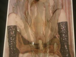 My tribute to Oksan4ik. I had lots of fun cumming for her, she has so many awesome pics