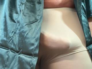 once my robe fell open everyone was staring   that got me harder
