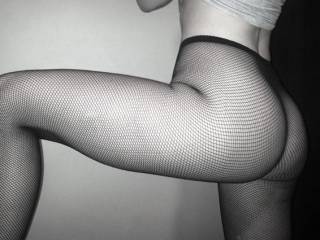 he loves it when i wear fishnets!  any other ladies like to wear them for their men? :)