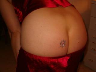 my bum with stick on jewellery, is it sexy