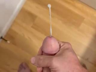 The first pulse of cum shooting the moment I exploded during orgasm. Such a great feeling! Even better when deep inside a tight pussy!!!