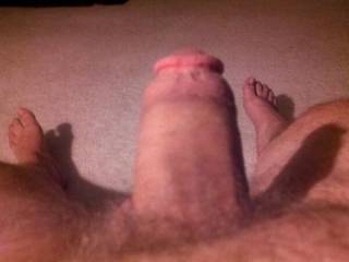 This is what my cock looks like when I up first thing in the morning.