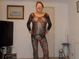 hi all
trying on my new body stocking, do you like it?
dirty comments welcome
mature couple