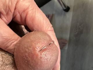 Dripping from chatting.