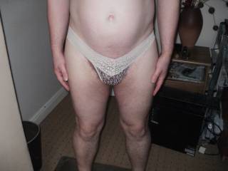 posing in panties