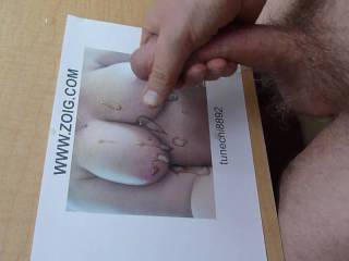 Never to be neglected, Tunechi8892\'s big titis get a load of cum....