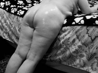 Femme Sexuelle - Noir et Blanc Classique: "Ready For Cock"