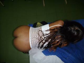 I bend over and ready who will be next?