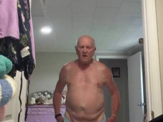 Modeling my wife\'s panties