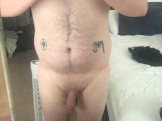 Male naked mirror photo