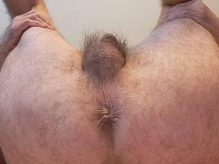 On my back waiting for some old cock to fuck me.