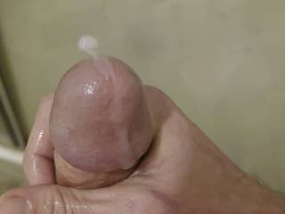 stroking bwc to cum splatter