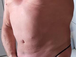 Had the little black number on for ooh, five minutes and the cock\'s out already. No will power....