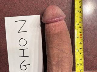 Measuring my long hard cock(part1).