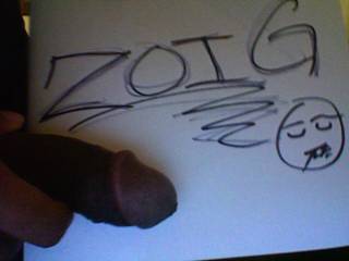use my labtop and  the camera inside is small, but its me though wit the zoig sign.