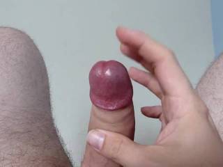 Me playing with my long foreskin and my new toy. Feel free to leave some (dirty) comments.