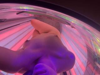 Just trying a tanning bed selfie!  Any thoughts?