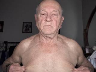 Tweaking with my nipples