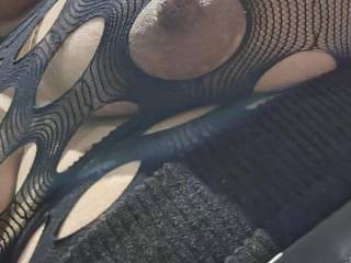 Lingerie and nipples out