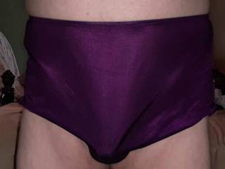 My Sangria nylon VF granny panties, very silkie & sexy !