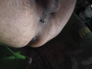 love how the new piercing is healing up n space between them