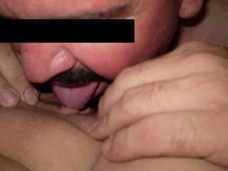 This is a close up of me licking her clit. Would u like me to lick yours?