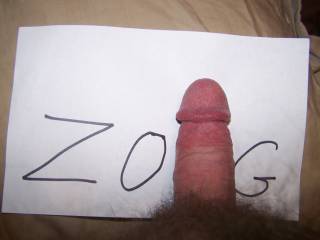 Some cock for the I in ZOIG.