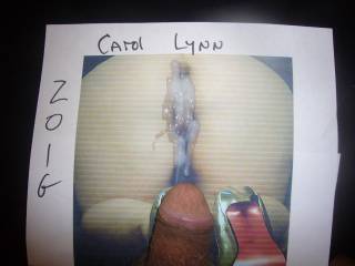 covering CAROL LYNN's asshole