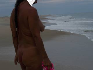 Love getting naked on the beach.