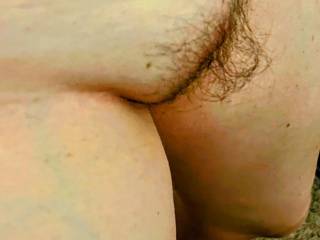 My wife’s hairy top  bush ! Who is going to jack off to this pic ?