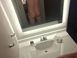 Swimming gives me a good back and ass, doesn't it?