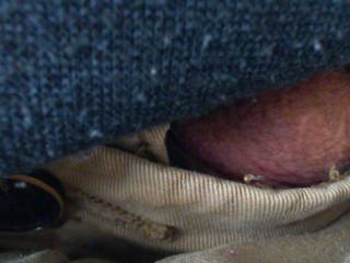 pokes above my belt when she flashes me