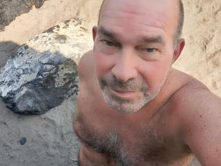 Nudist beach, Italy