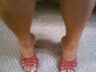my legs in my favorite pair of heels..................