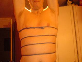 tied to the pole for wife to have fun with mmmmm