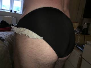 trying on my wife panties x