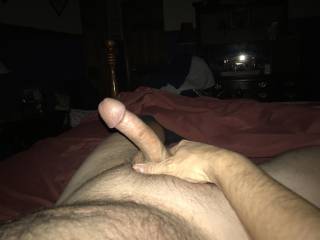 Getting ready to stroke