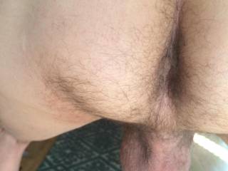 My butt and balls. Just had to show it.
