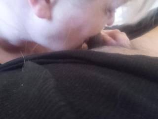 Lauren sucking cock