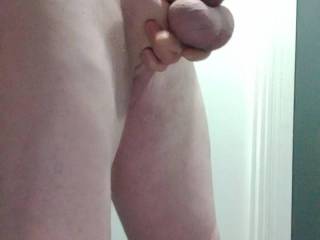 Me Shooting My Cum Seed With My Tied Cock and Balls...👅💦👅💦