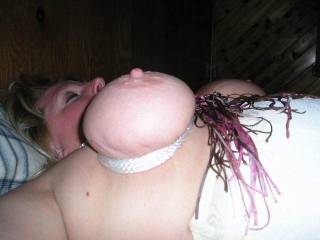 My submissive fuckslut doing what she does so well.