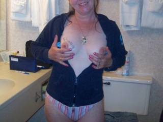 Love Playing With My Tatas ..... Gets My Girl Hot & Wet
