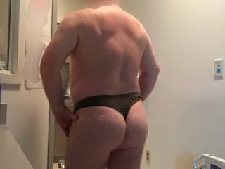 Showing my thong at work