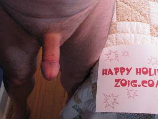 I'm up for the holidays.