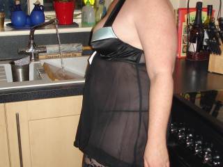 my wife in her lingerie