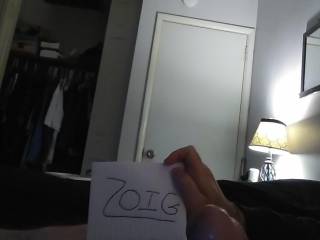 Comments welcome! Saying hi to ZOIG!