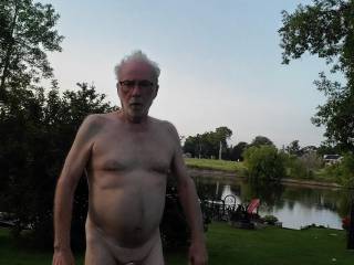 love being naked outdoors as the sun comes up

If you were with me would you be UP too