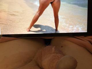 mysticalmoments ~ “Mrs. Mystical @ the beach again!”